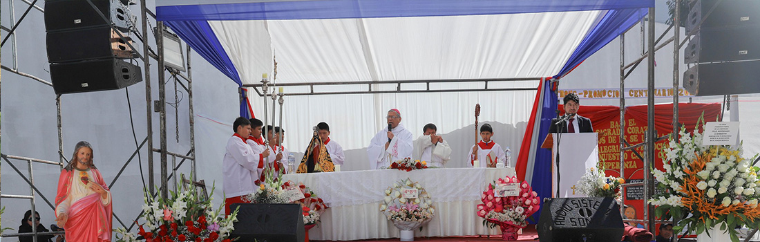 Santa Misa en honor al 100º Aniversario de la Institucion Educativa Romeritos del Cusco