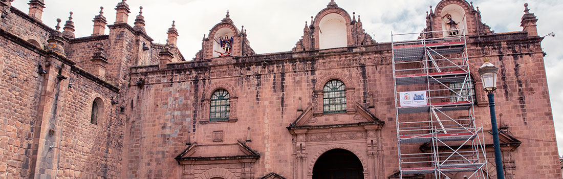 ARZOBISPADO DEL CUSCO VIENE ELABORANDO EL PROYECTO DE CONSERVACIÓN DE LAS FACHADAS DEL CONJUNTO CATEDRALICIO