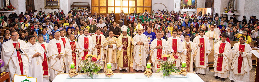 Arzobispo del Cusco celebra Santa Misa de Apertura en el Primer Congreso Nacional de Enfermos y Ancianos Misioneros que se llevó en la Diócesis de Abancay