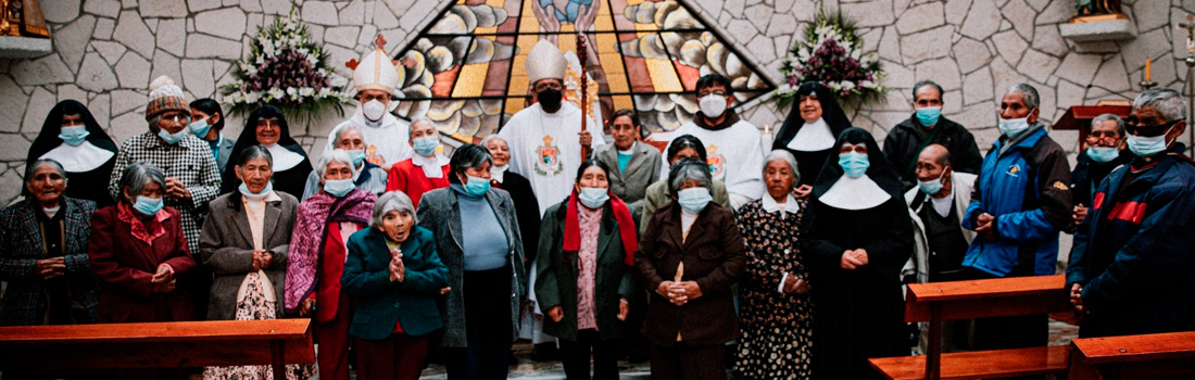 ARZOBISPO DEL CUSCO CELEBRÓ SANTA MISA EN EL CENTRO GERONTOLÓGICO DE RECOLETA