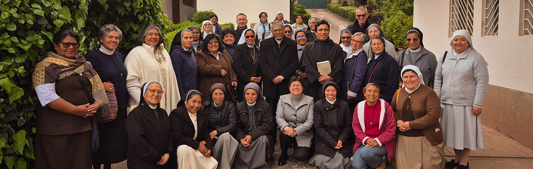 Arzobispo del Cusco participó en el encuentro mensual de la CONFER Cusco en la Parroquia Santa Rita de Casia.