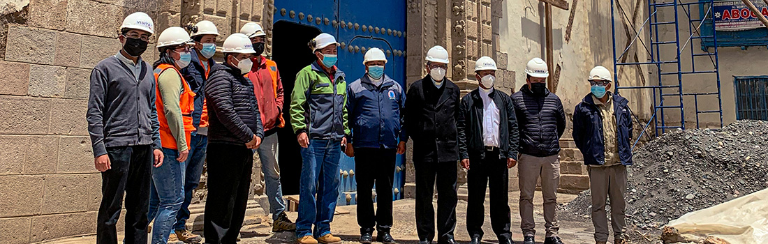 ARZOBISPO DEL CUSCO SUPERVISÓ AVANCES DE LOS TRABAJOS DE RESTAURACIÓN DEL TEMPLO DE PAUCARTAMBO