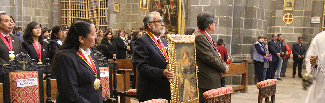 Celebración de Acción de Gracias por el 332° Aniversario de la Universidad Nacional de San Antonio Abad del Cusco