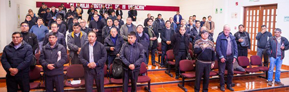 Clero Arquidiocesano del Cusco participo en el retiro Mensual correspondiente al mes de marzo