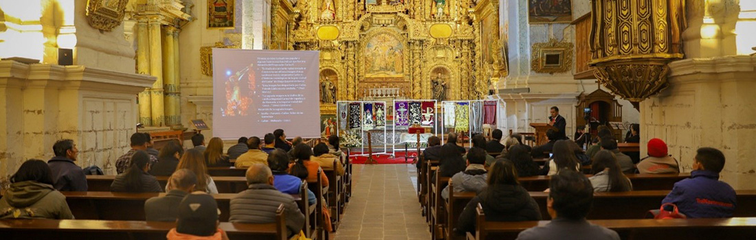 Con gran éxito se desarrolló la II Conferencia Taytacha de los Temblores: Fe, Cultura y Tradición en la Capilla de la Sagrada Familia