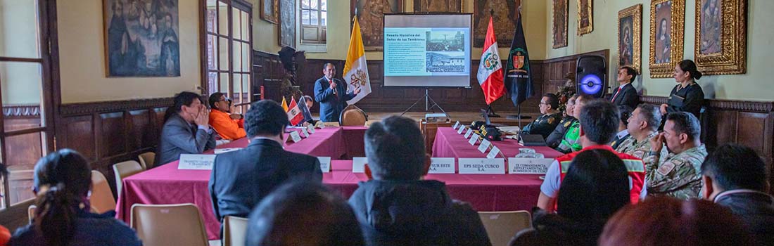 Con gran éxito se realizó la primera reunión de contingencia para la procesión del Señor de los Temblores.
