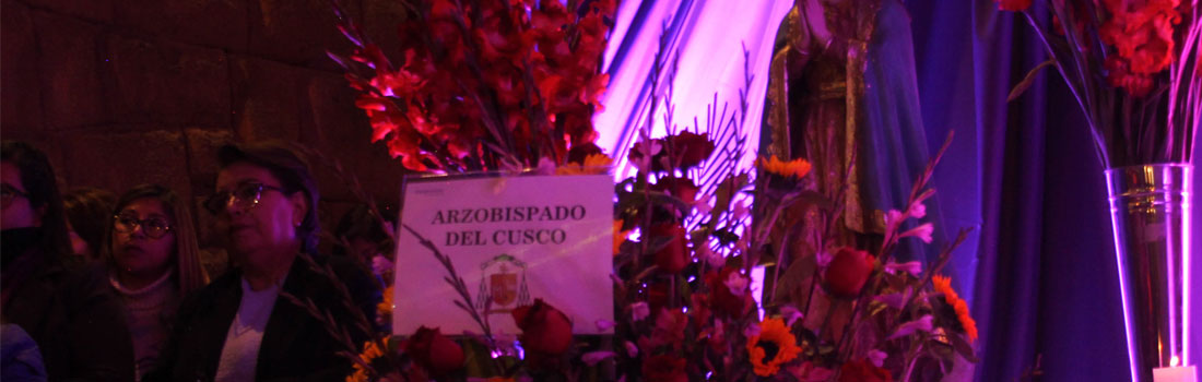 El Señor de los Milagros visito el Palacio Arzobispal del Cusco