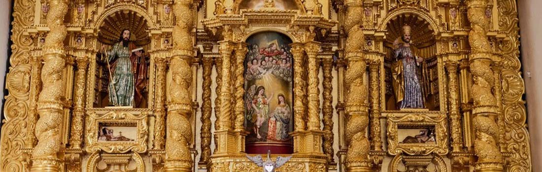 ENTREGA DE NUEVO RETABLO EN EL TEMPLO SAN SEBASTIÁN