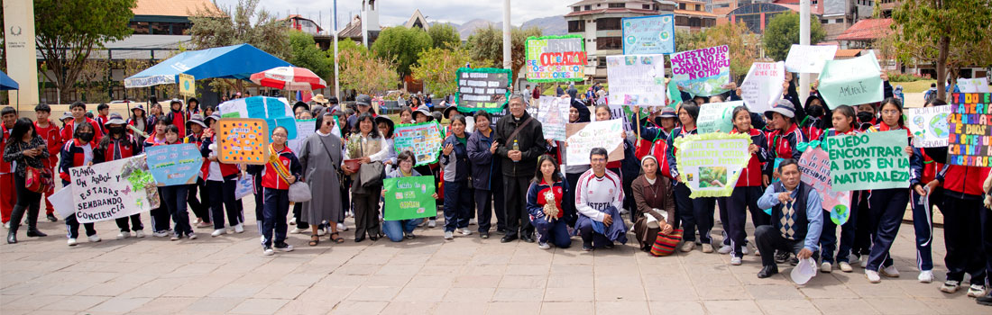 Gran Marcha Ecológica reunió a los jóvenes de la Arquidiócesis del Cusco