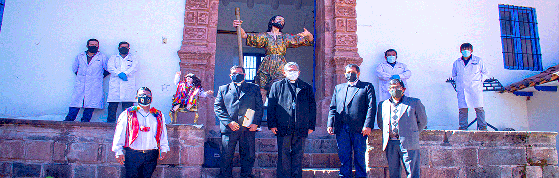 MINISTERIO DE CULTURA HACE ENTREGA DE LA IMAGEN RESTAURADA DEL PATRÓN SAN CRISTÓBAL