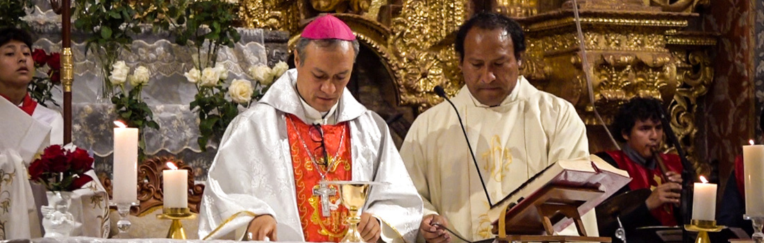 Misa de Agradecimiento y entrega de trabajos de mantenimiento en la Parroquia San Pedro Apóstol de Urubamba