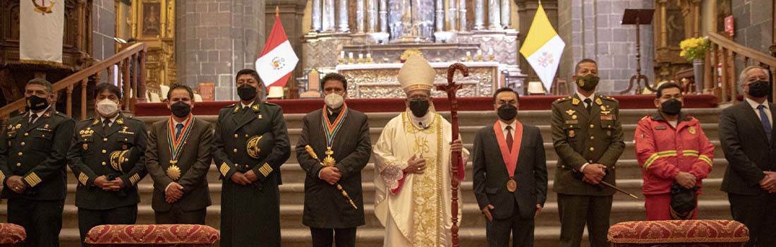 MISA TE DEUM POR FIESTAS PATRIAS EN LA BASÍLICA CATEDRAL DEL CUSCO