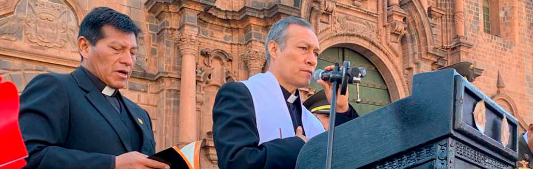 OBISPO AUXILIAR DEL CUSCO PARTICIPÓ EN LA CONMEMORACIÓN DEL 143° ANIVERSARIO DE LA BATALLA DE ARICA