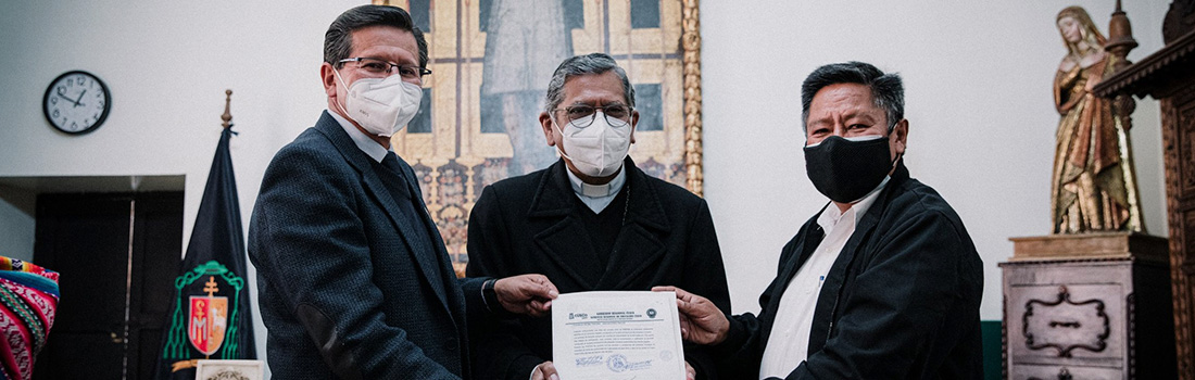REFRENDADO DE LA FIRMA DE CONVENIO PARA LA CREACIÓN DE LA INSTITUCIÓN EDUCATIVA EN SERVICIO DE FORMACIÓN TÉCNICA N° 50949 EL CARMELO DE MARÍA EN QUILLAHUATA