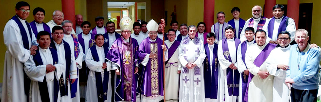 RETIRO ESPIRITUAL DEL CLERO DE LA PRELATURA DE SICUANI CULMINA CON UNA SANTA MISA 