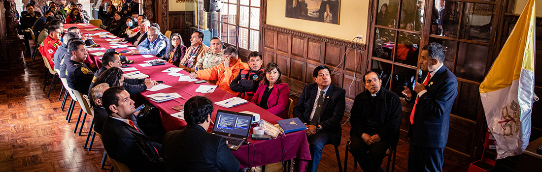 SE PRESENTÓ EL PLAN DE SEGURIDAD Y CONTINGENCIA DE LUNES SANTO 2023 EN SEGUNDA REUNIÓN CON AUTORIDADES