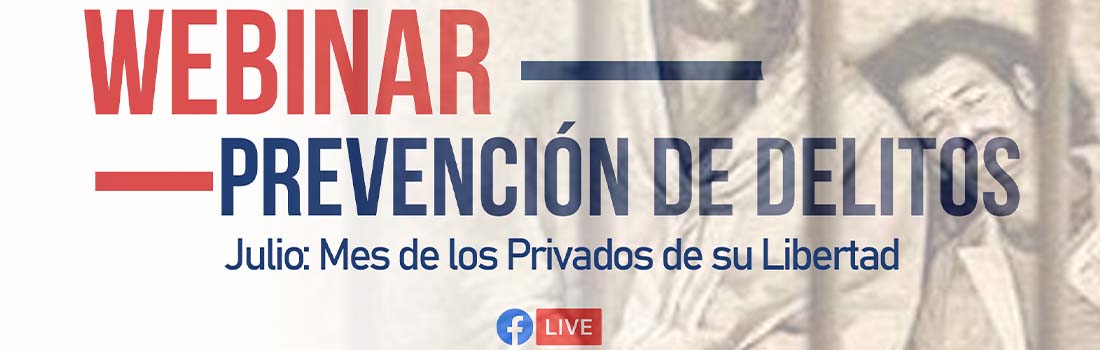 WEBINAR: PREVENCIÓN DE DELITOS